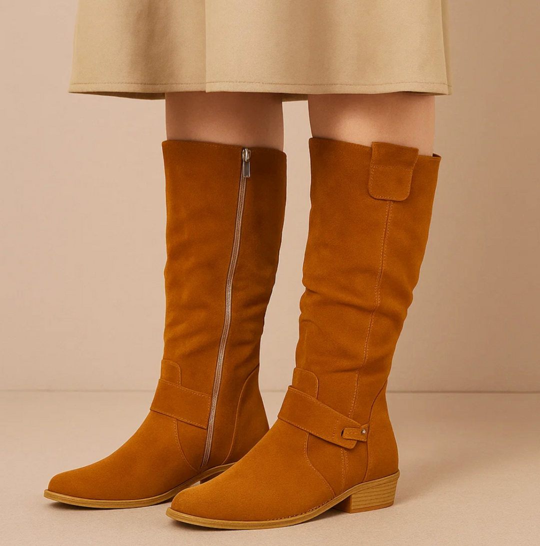 Coraline | Elegant Suede Boots