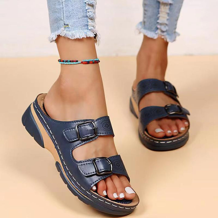 Brisa | Buckled Platform Sandals