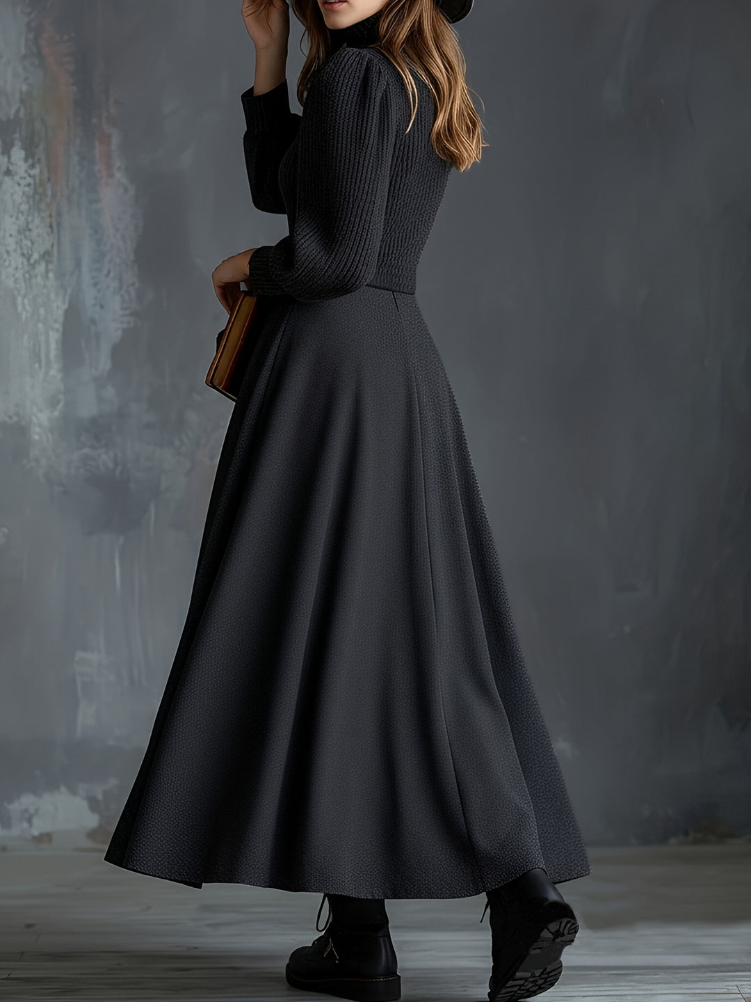 NOEL | VINTAGE WINTER DRESS WITH POCKETS