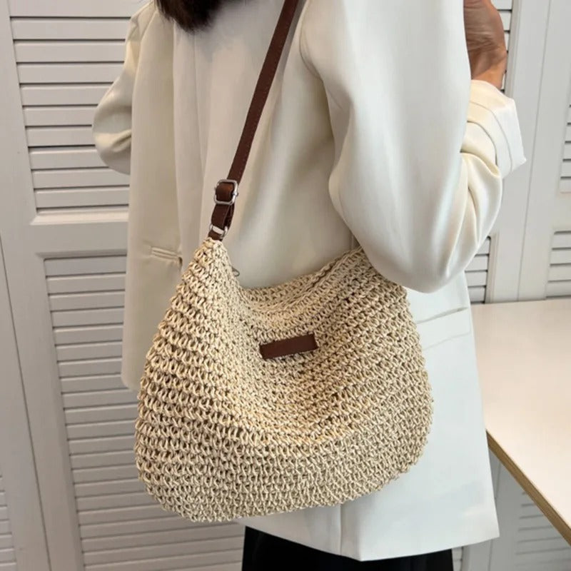 Woven Shoulder Bag