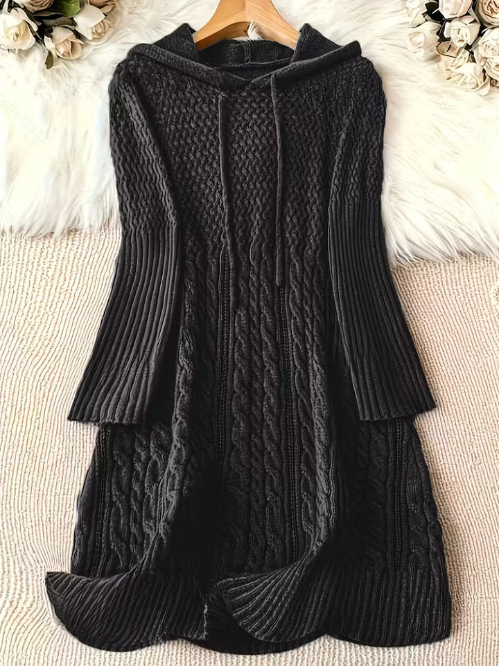 Arden | Casual Knit Hoodie Dress