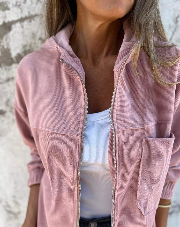 Evandra | Hooded Zip Jacket