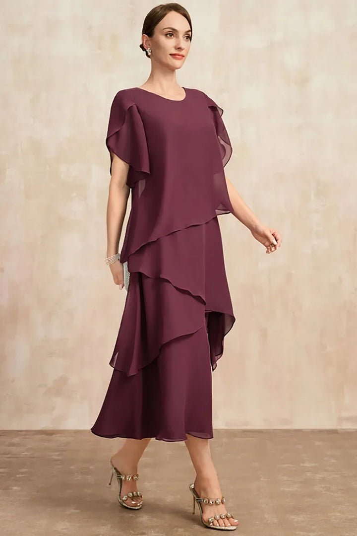 Elara | Layered Midi Dress