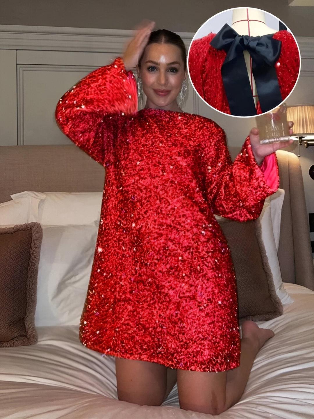 Maribelle | Elegant Bow-Tie Dress