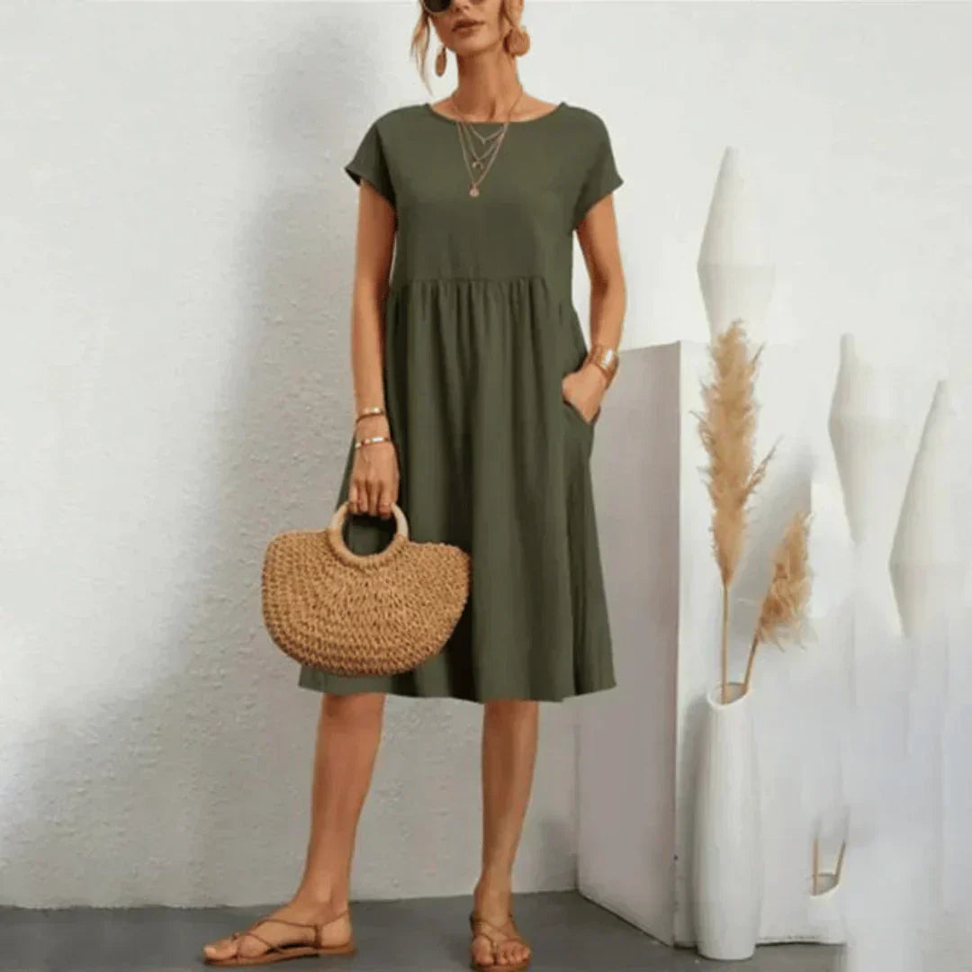 Delphine | Relaxed Midi Dress